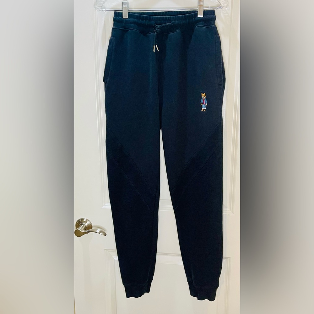 Akoo Men’s Black Joggers with Fox Drawstring Size S